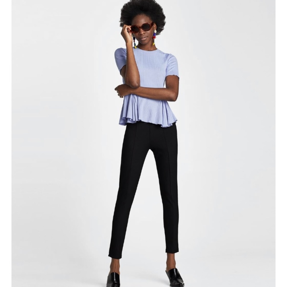 Zara Wide Waistband Leggings